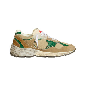 Golden ｜SNEAKERS (GWF00199 F002156 80185) Women's Dad-Star in white mesh and suede