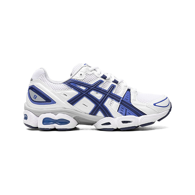 ★Asics Gel-Nimbus 9 White Indigo Blue★ GEL-NIMBUS 9 | Men | White/Indigo Blue | Men's SportStyle