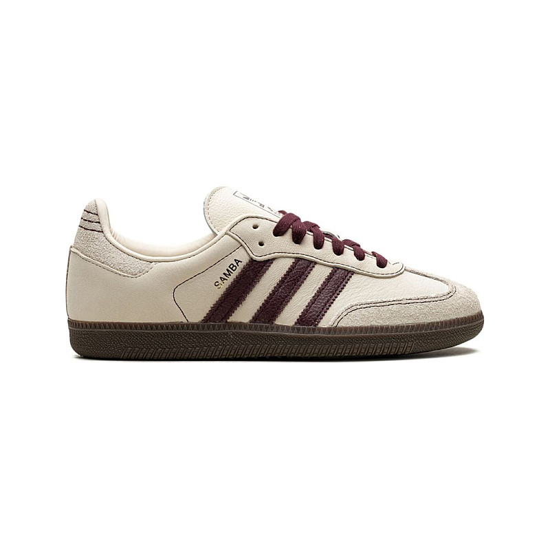 adidas gazelle silver green womens adidas Samba OG Maroon Gold Metallic Women's – Lilac Blonde main image 0