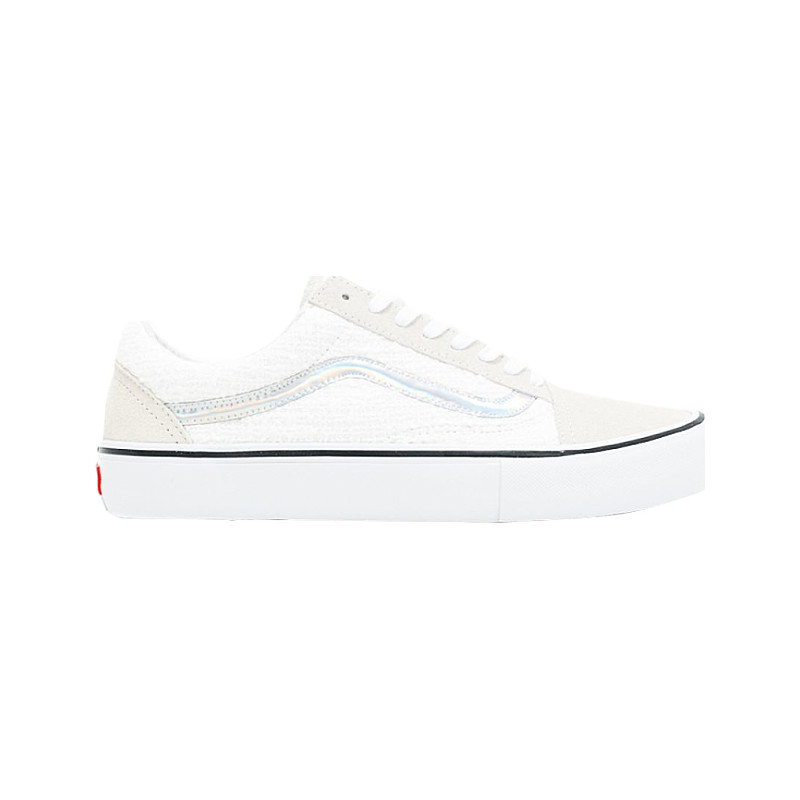 Vans Old Skool Pro White Iridescent Vans Vans Supreme X Old Skool