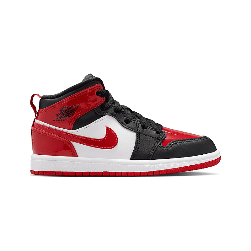 Jordan 1 Mid Patent Bred Toe HV4444-006 from 259,00 €