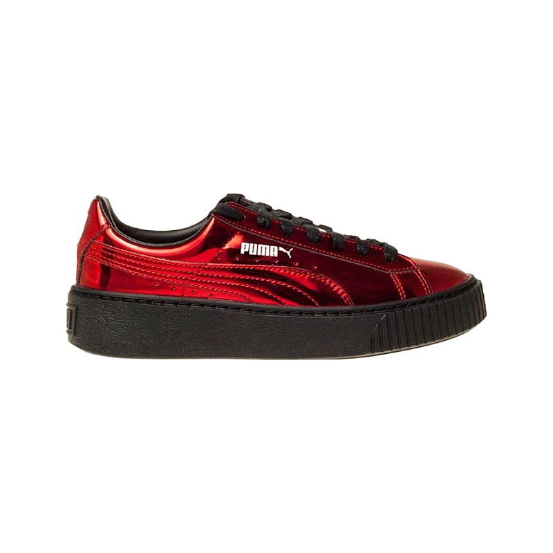 Puma Basket Platform Metallic S Size 7 362339-05