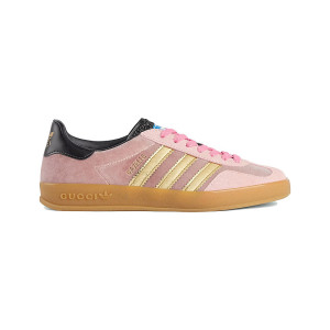 adidas gazelle silver green womens Adidas x Gucci Gazelle 'Yellow Velvet Green' – The Garden main image 1