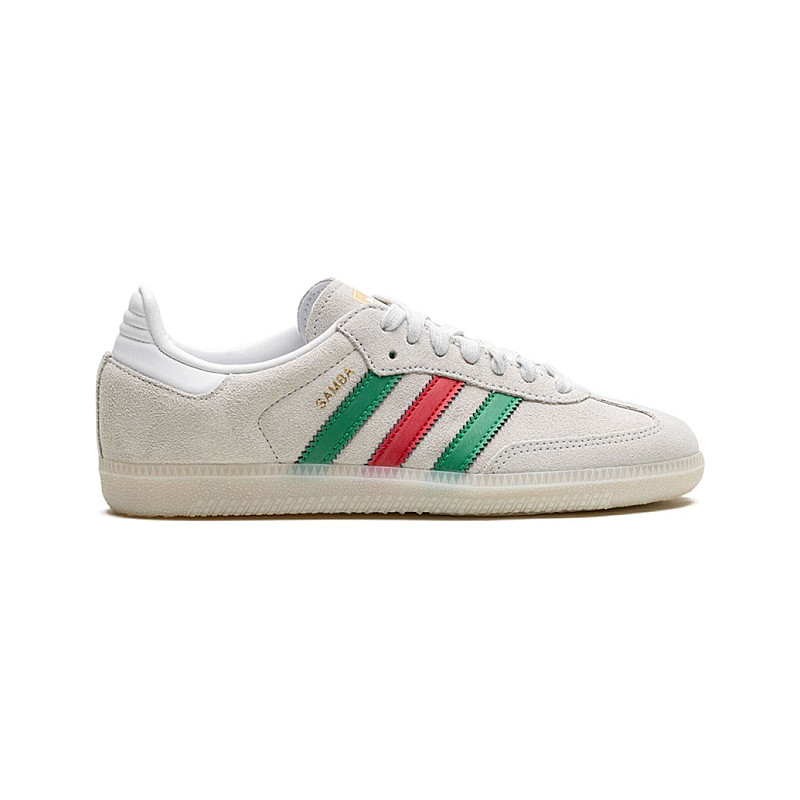 adidas gazelle silver green womens Adidas Samba OG Low Top Sneakers Cloud White/Wonder Quartz Size 9 NEW   Celebrity Owned