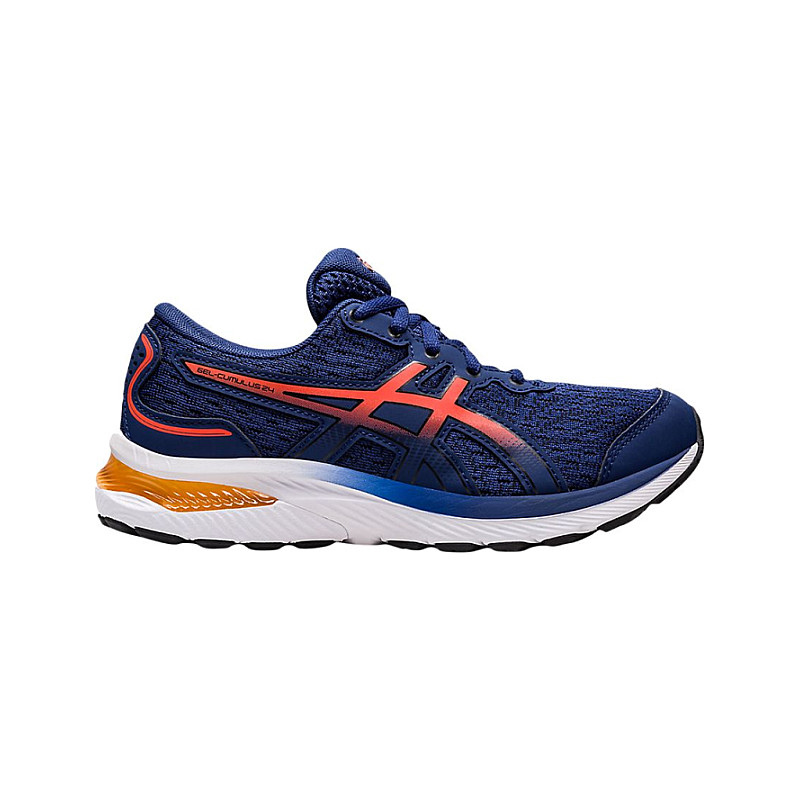 ASICS Gel Cumulus 24 Deep Ocean Cherry S Size 2 5 1014A270-401