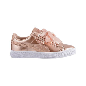 Puma Basket Heart Lunar Lux Little Creamed S Size 13 365994-02