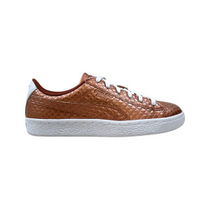 Puma Basket Metallic Emboss Jr S Size 7 365807-01