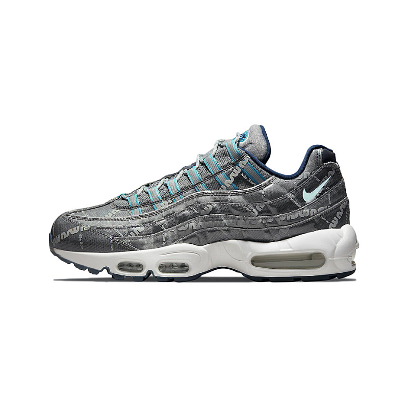 Air max 95 grey blue on sale