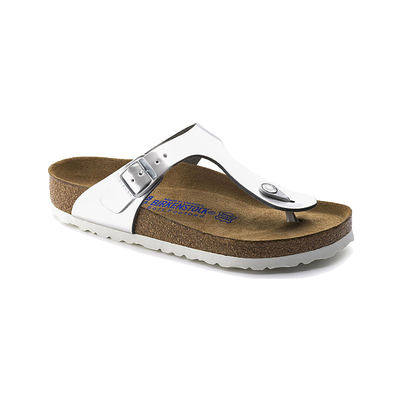 Birkenstock Gizeh Soft Footbed Natural Leather Narrow Fit 1003675