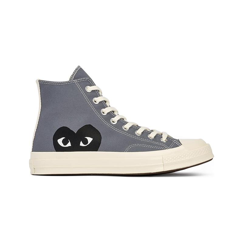 Converse Chuck Taylor All Star 70S Hi Comme DES Garcons Play Steel 171847C