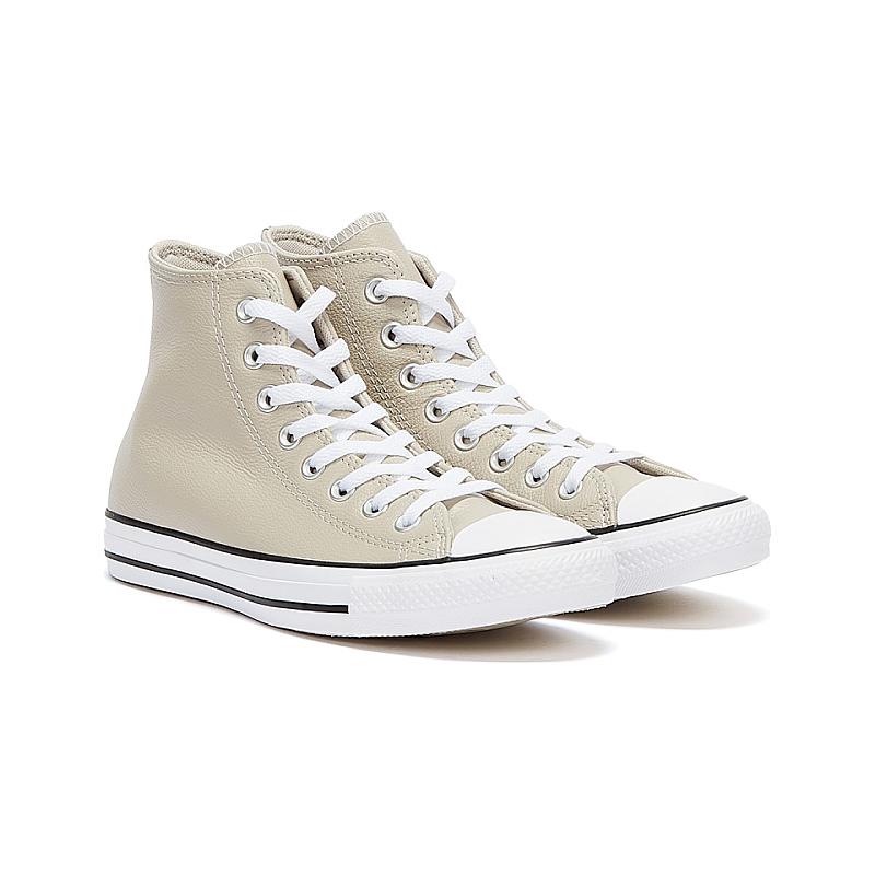 Converse Chuck Taylor All Star Hi Leather In Stone Neutral 171462C