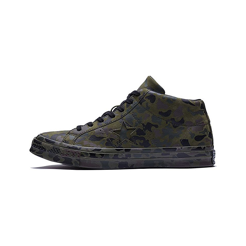 Converse One Star Retro Mid Tops Skateboarding Camouflage 159746C