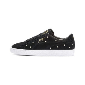 Pearl Studs Suede