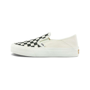 Slip On Grid Breathable Non Slip One Pedal Top Canvas Skate