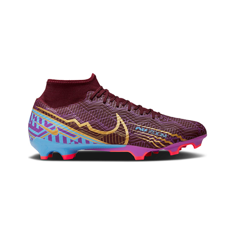 Nike Kylian Mbappé X Zoom Mercurial Superfly 9 Academy FG Mg Dark Beetroot DO9345-694