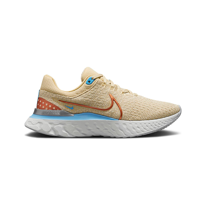 nike react infinity run metallic flyknit sneakers