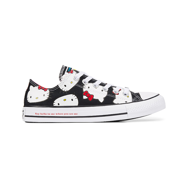 Verstoring Altijd marmeren Converse Converse Chuck Taylor All-Star Ox Hello Kitty Black 162947C from  120,95 €