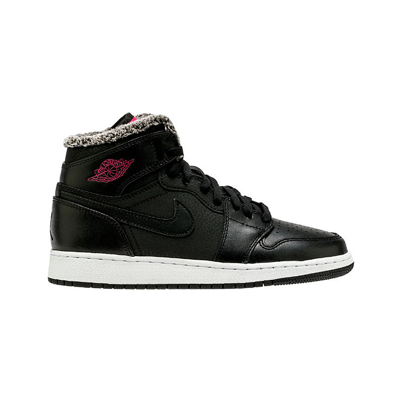 Jordan Jordan 1 Retro High Fleece Black Pink (GS) 332148-014