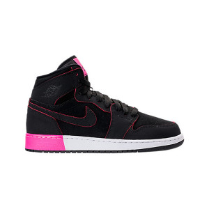 Jordan 1 Retro High Black Hyper Pink White (GS)