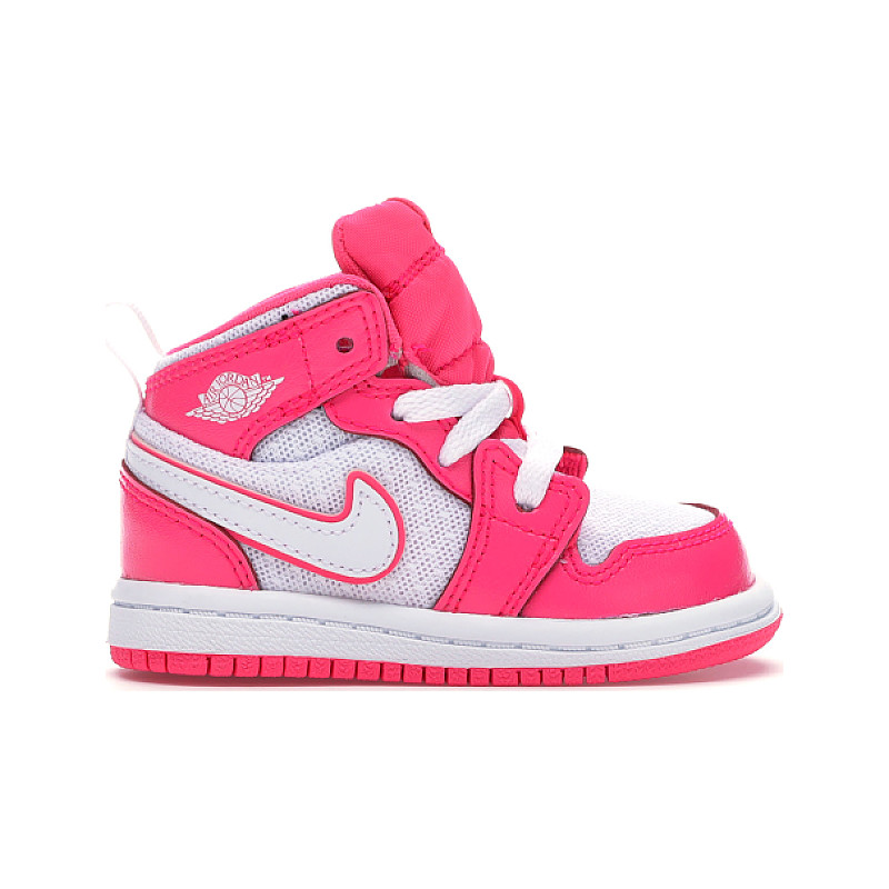 Jordan Jordan 1 Mid Hyper Pink White (TD) 644507-611