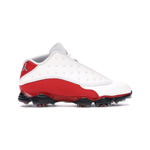 Jordan 13 Retro Golf Cleat White Red