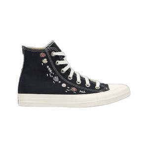 Converse Chuck Taylor All-Star Lift Hi Black Floral Embroidery (W)
