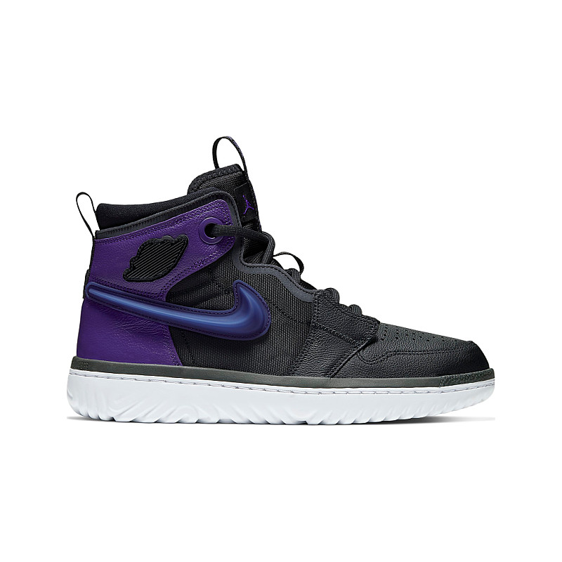 Jordan Jordan 1 High React Black Court Purple AR5321-005