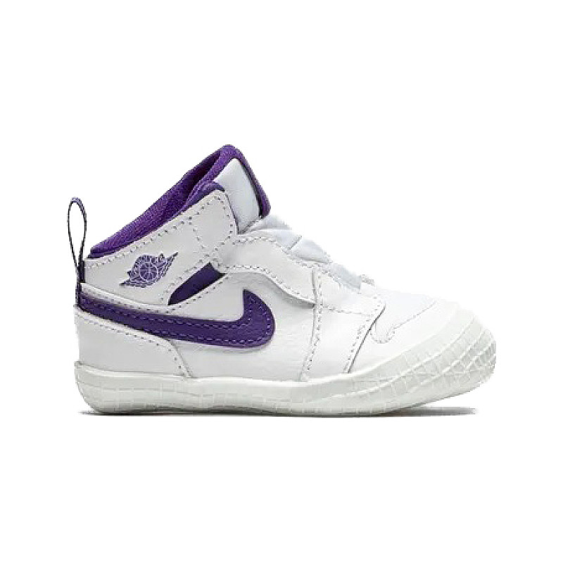 Jordan Jordan 1 Crib Bootie White Court Purple (I) AT3745-151