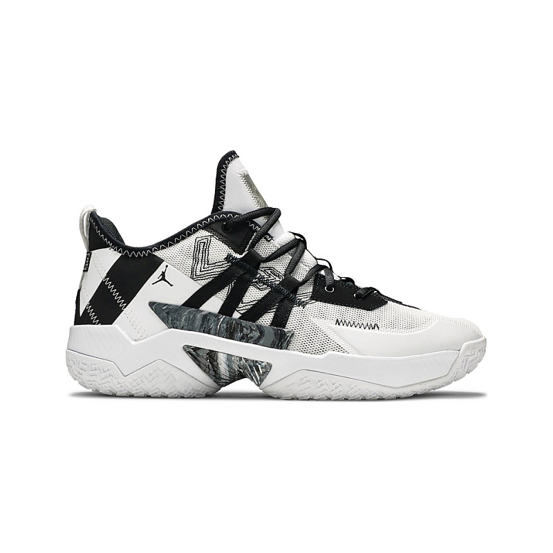 tenis jordan westbrook one take 2 white volt pink yellow