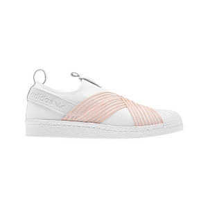 adidas Superstar Slip on White Orange (W)