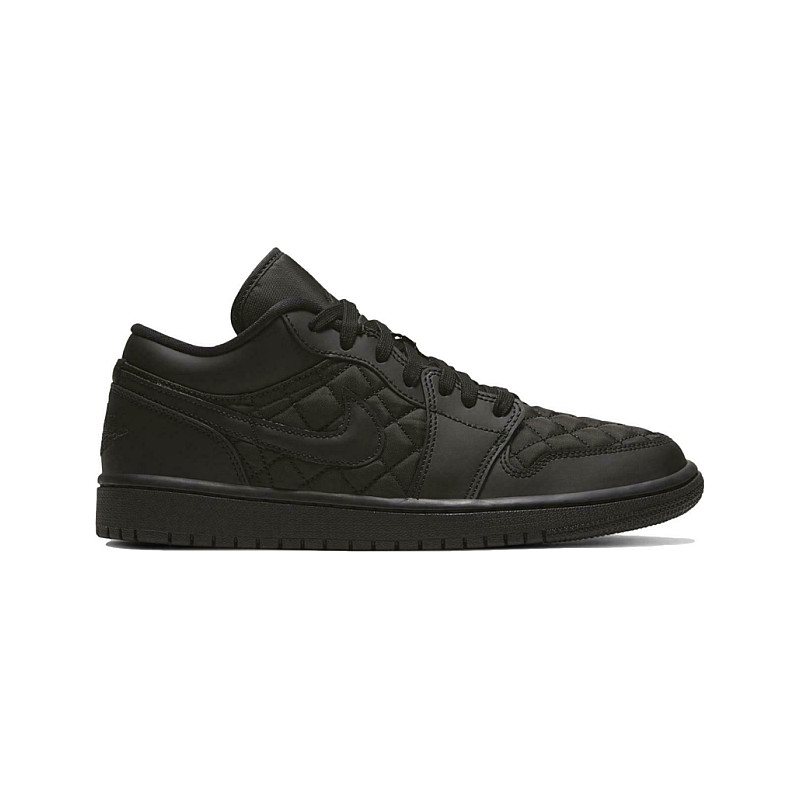 Jordan Jordan 1 Low Triple Black Quilted (W) DB6480-001