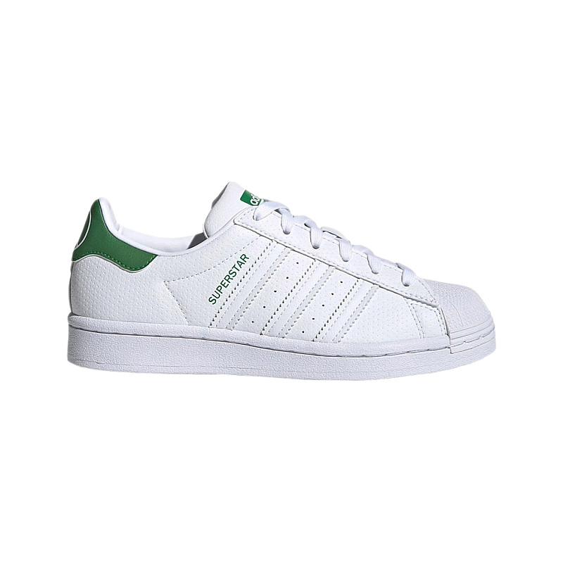 adidas adidas Superstar White Green (GS) FW0818