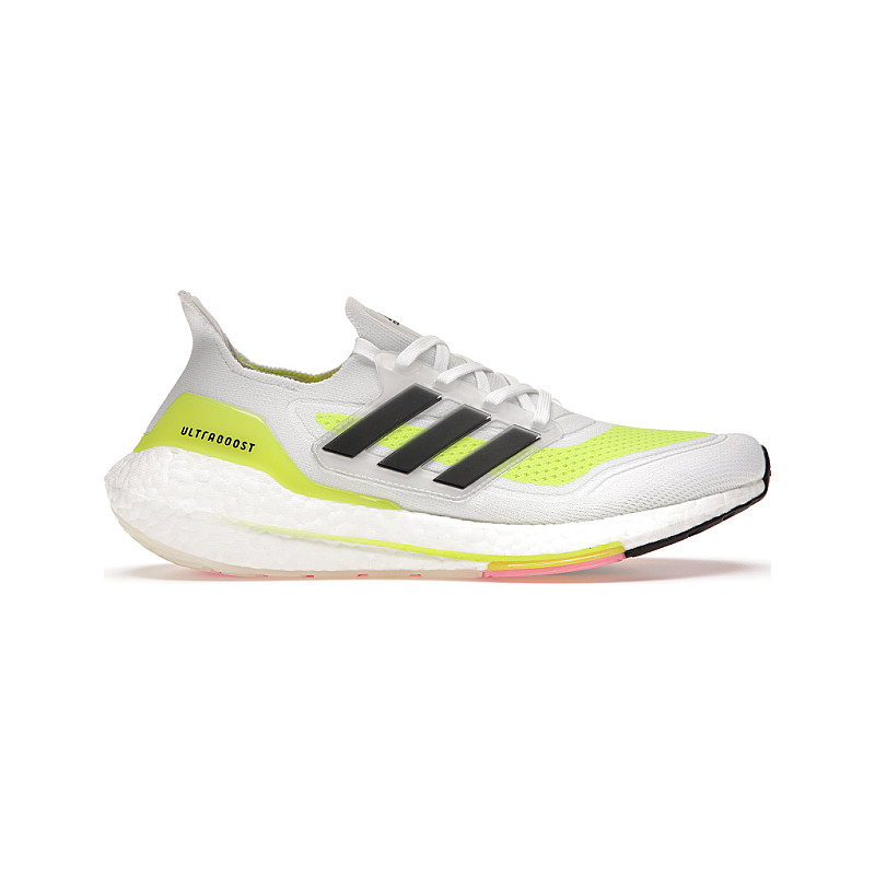 adidas adidas Ultra Boost 21 White Solar Yellow FY0377