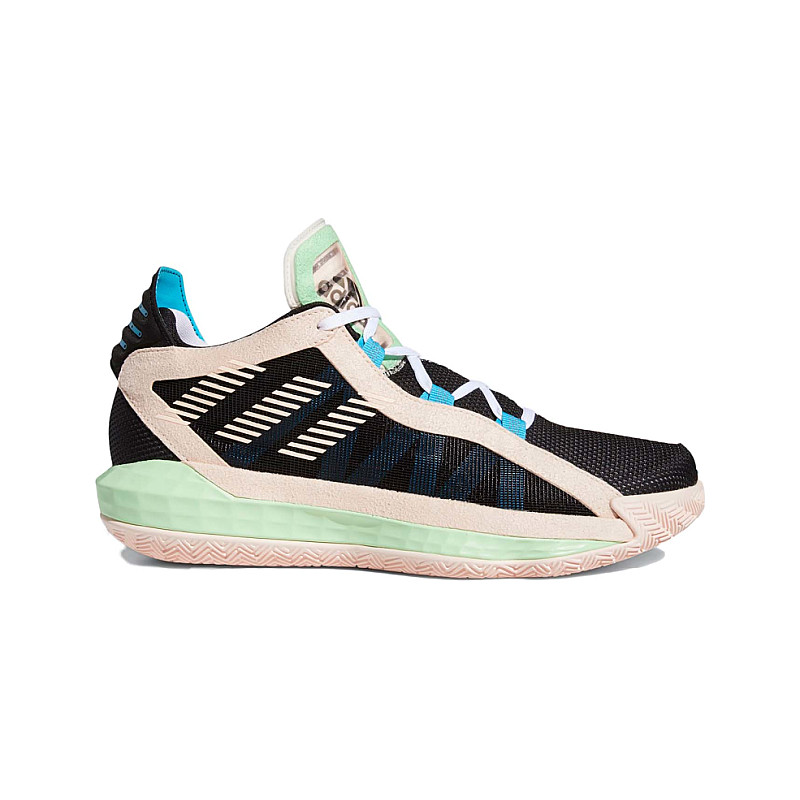 adidas adidas Dame 6 Black Pink Mint FY0875