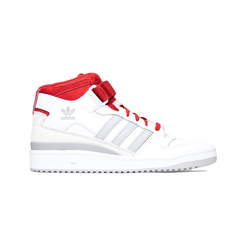 adidas adidas Forum Mid White Red Grey FY6819