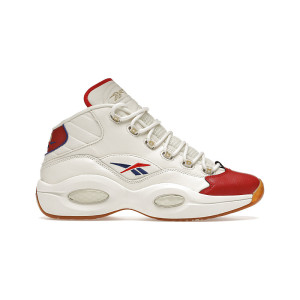 Reebok Question Mid, Chalk/Vector Red/Vector Blue