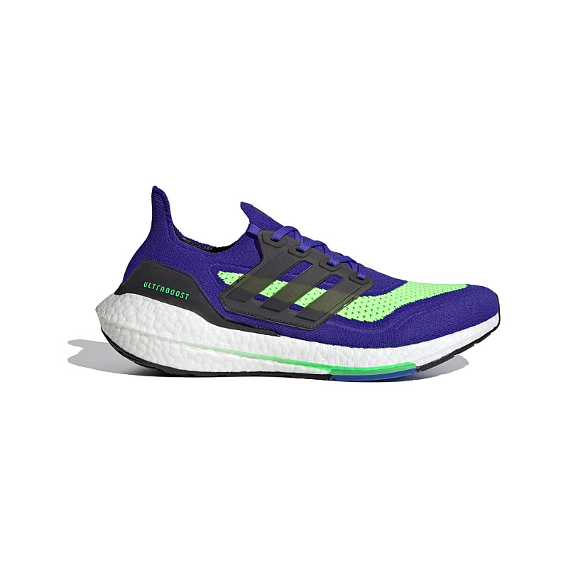 adidas adidas Ultra Boost 21 Sonic Ink Screaming Green S23873