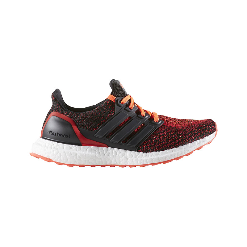 adidas adidas Ultra Boost 2.0 Core Black Solar Red (Youth) S80373