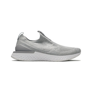 Epic phantom react flyknit triple clearance white