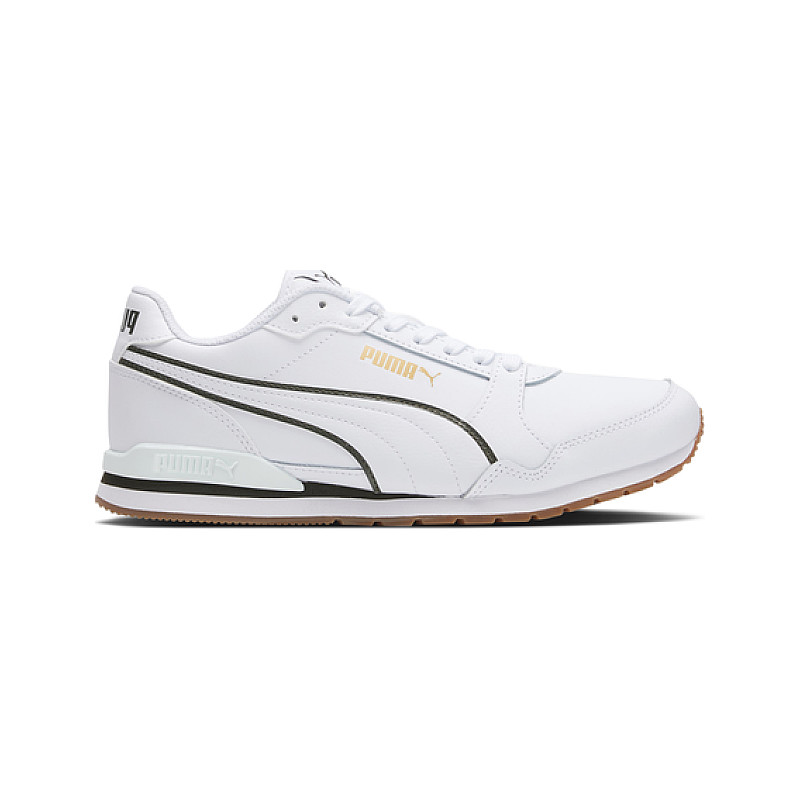 PUMA ST Runner v3 Leather 'White Black' - 384855-09