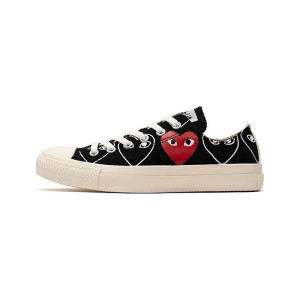 Converse comme des garçons black heart print new arrivals