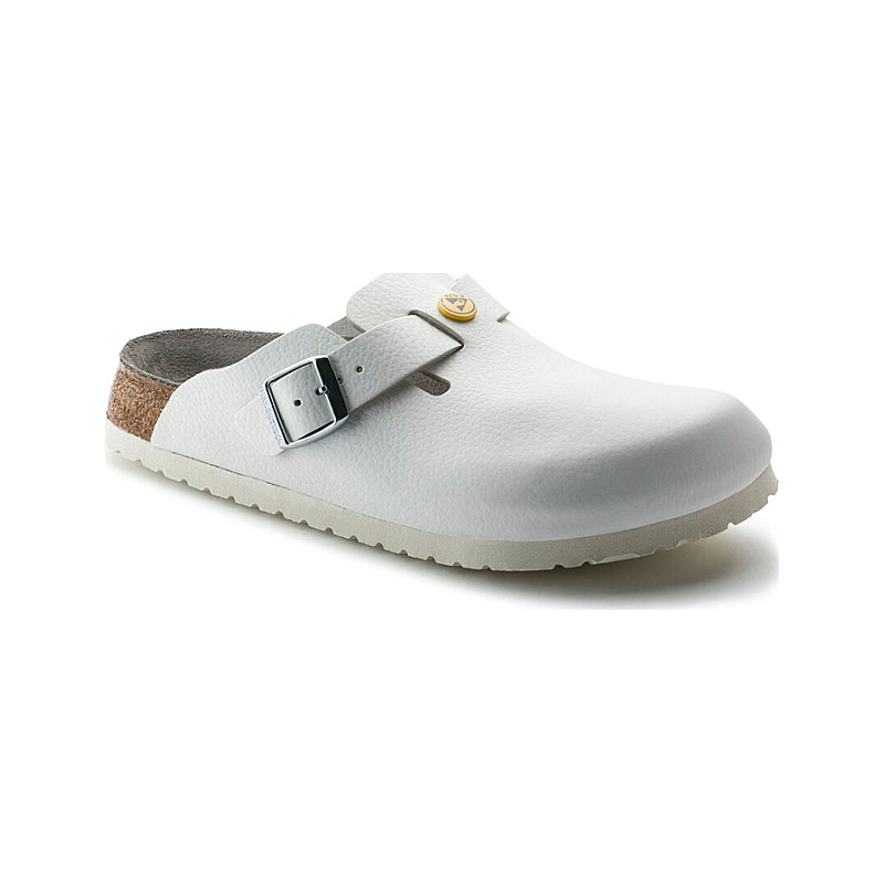 Birkenstock Boston ESD Natural Leather Narrow Fit 61378