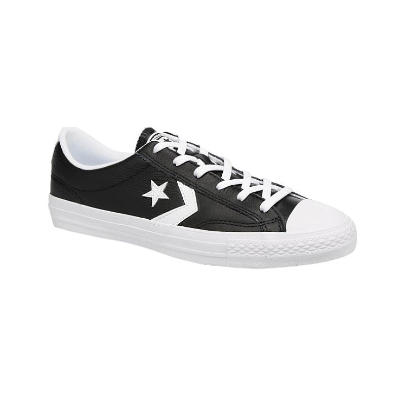 Converse star player outlet leder