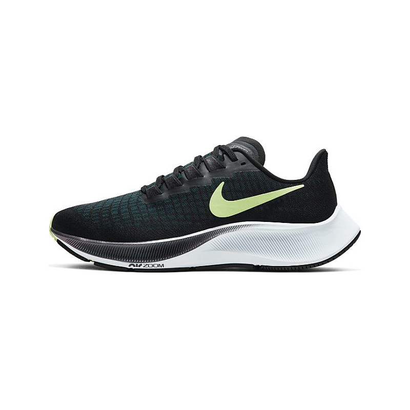 nike air zoom pegasus 37 mens black white