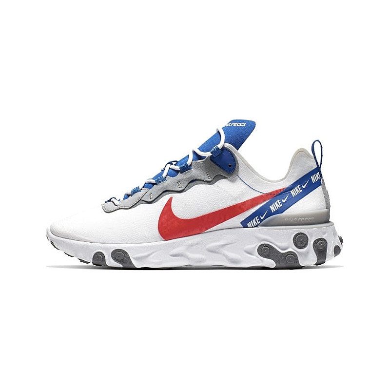 nike react element 55 red blue